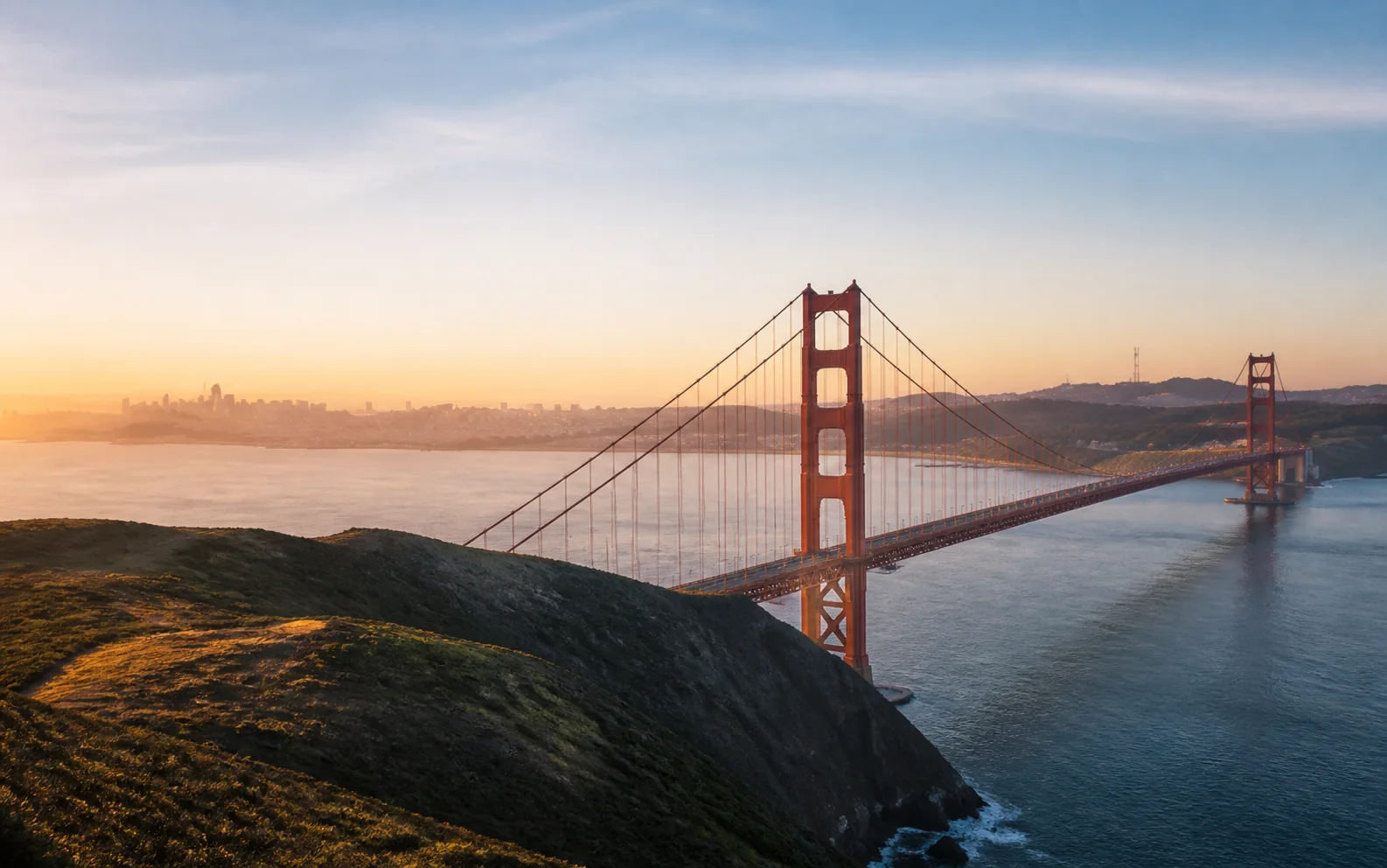 Golden Gate Bridge in the San Francisco Bay Area